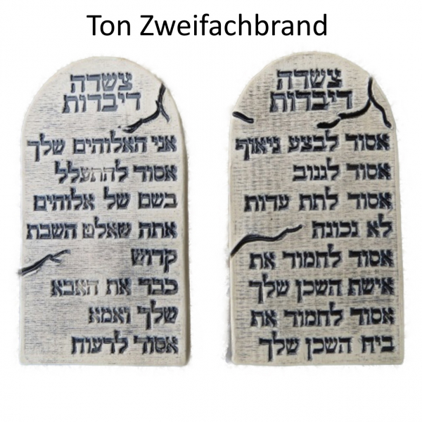 Gebotstafeln - Die 10 Gebote - Moses